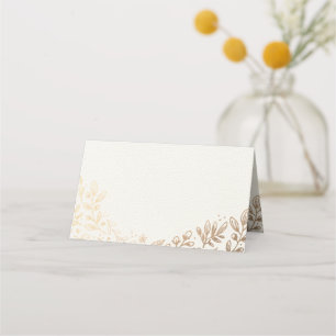 Ernte Blume Hochzeit Platzkarte