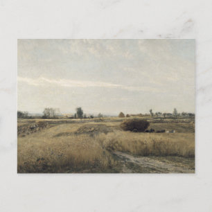 Ernte   Charles-Francois Daubigney Postkarte
