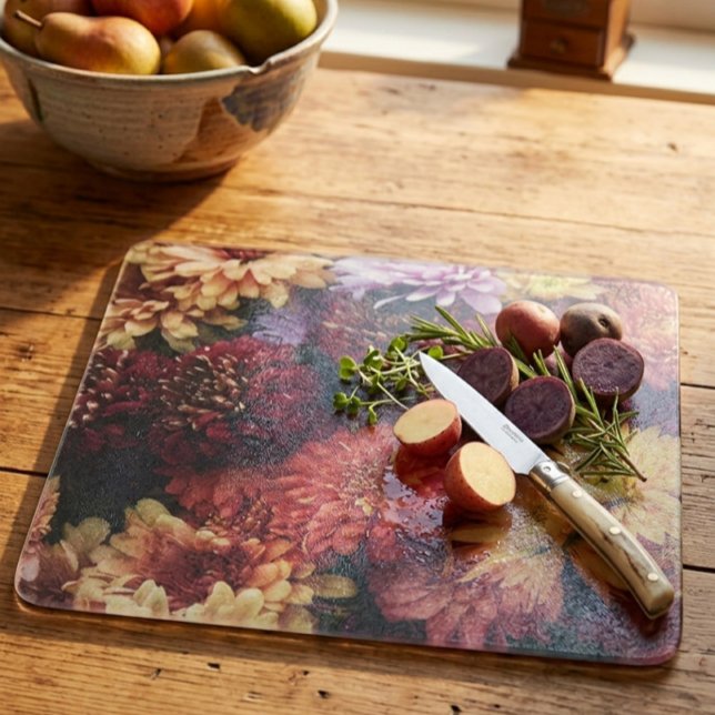 Ernte Chrysantheme Nocturne Schneidebrett (Von Creator hochgeladen)