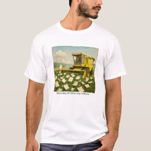 Ernte des Ordnerertrags in Manila. T-Shirt