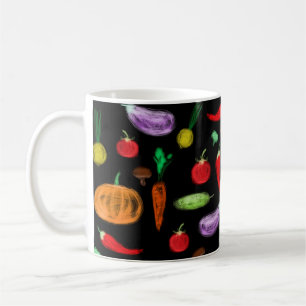 Ernte Gemüse Tomate Paprika Karotte Pilz c Kaffeetasse