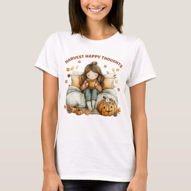 Ernte Glückliche Gedanken T-Shirt (Vorderseite)