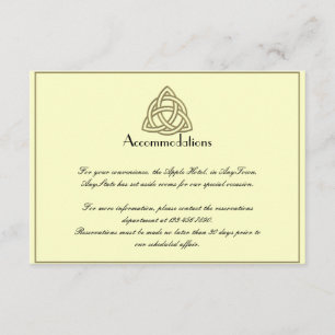 Ernte Gold Celtic Knot Wedding Insert