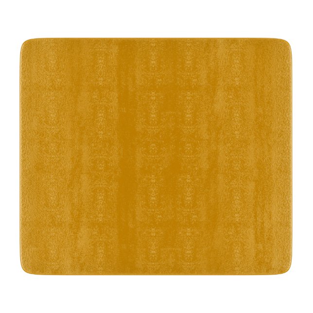 Ernte Gold Einfarbig Schneidebrett (Vorderseite)