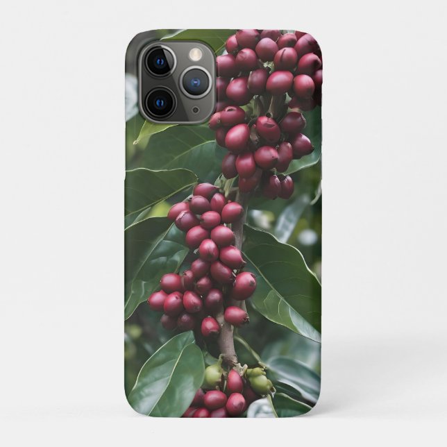 **"Ernte im Blut: Kaffeebohnen auf dem Baum"** Case-Mate iPhone Hülle (Rückseite)