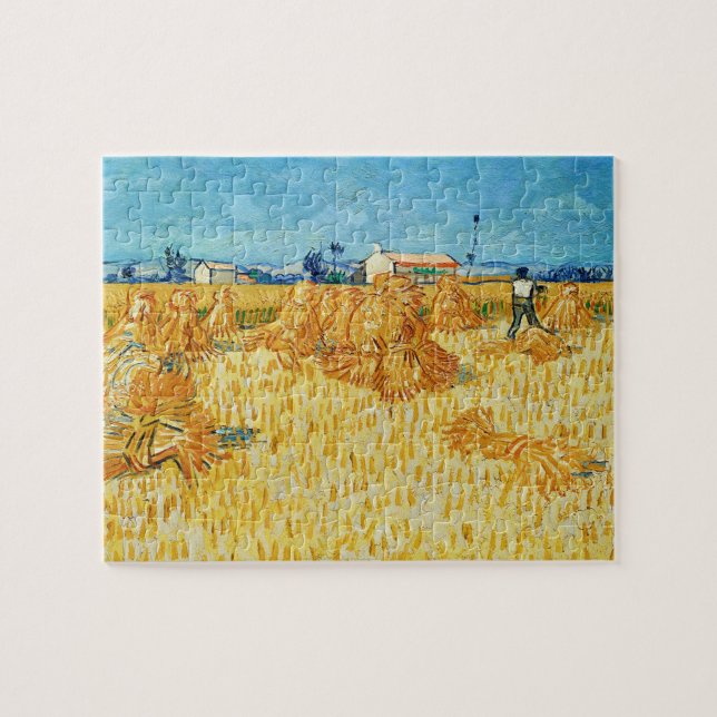Ernte in der Provence von Van Gogh Puzzle (Horizontal)