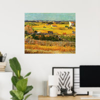 Ernte in La Crau, Montmajour von Vincent van Gogh