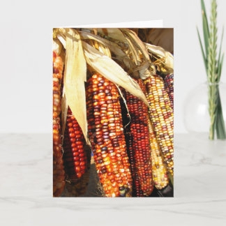 Ernte-Mais Feiertagskarte