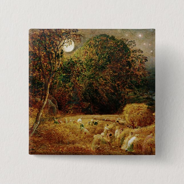 Ernte-Mond Button (Vorderseite)