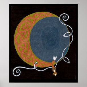 Ernte-Monddruck Poster