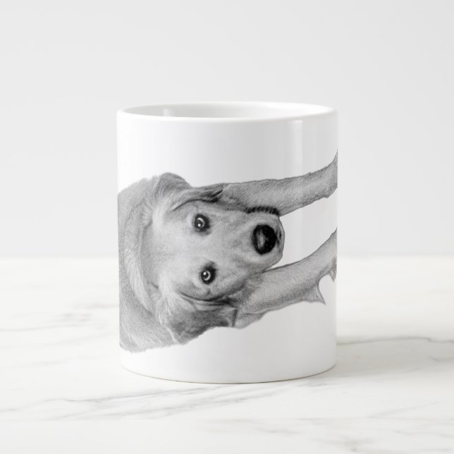 Ernte Morning Pup Jumbo-Tasse (Vorderseite)