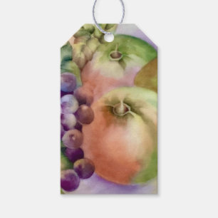 Ernte Obst Geschenkverpackung Birnen & Äpfel Geschenkanhänger