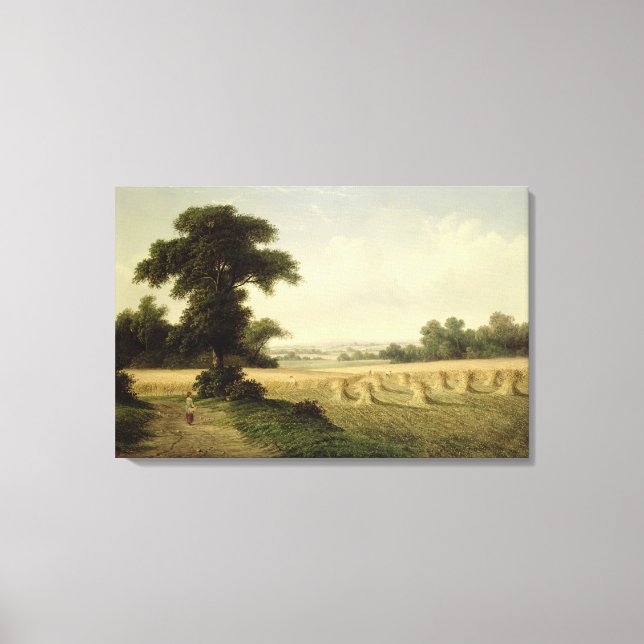 Ernte (Öl auf Leinwand) Leinwanddruck (Vorderseite)