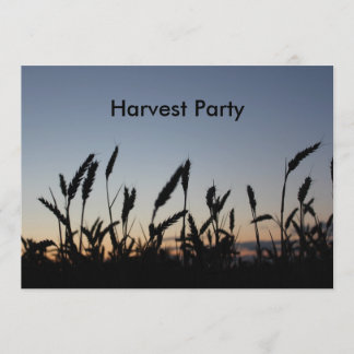 Ernte Party Einladung