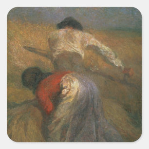 Ernte Quadratischer Aufkleber