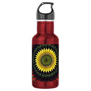 Ernte-Sonnenblumen-Wasserflasche Edelstahlflasche