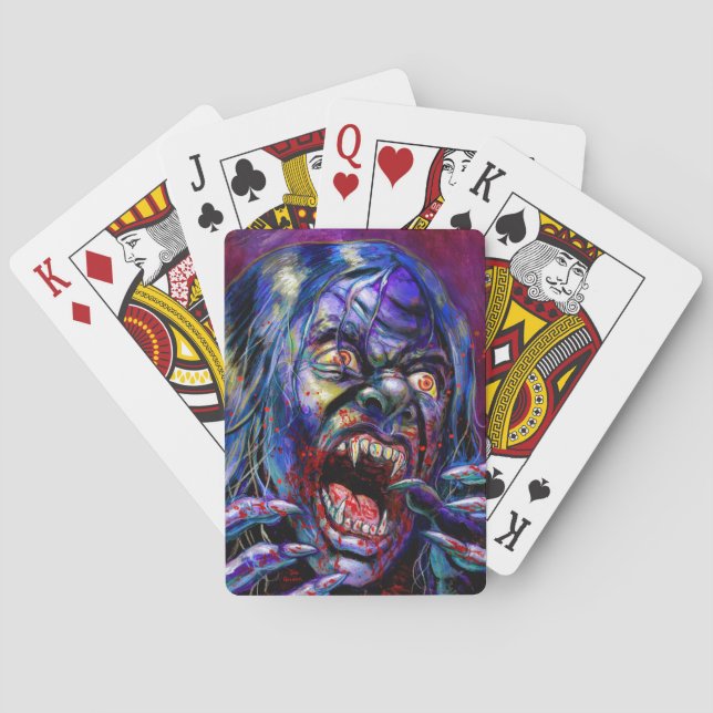 Ernte von Horror, die Karten spielen Spielkarten (Rückseite)