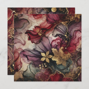 Ernte Wein Alkohol Alkohol Tinte Papier Einladung