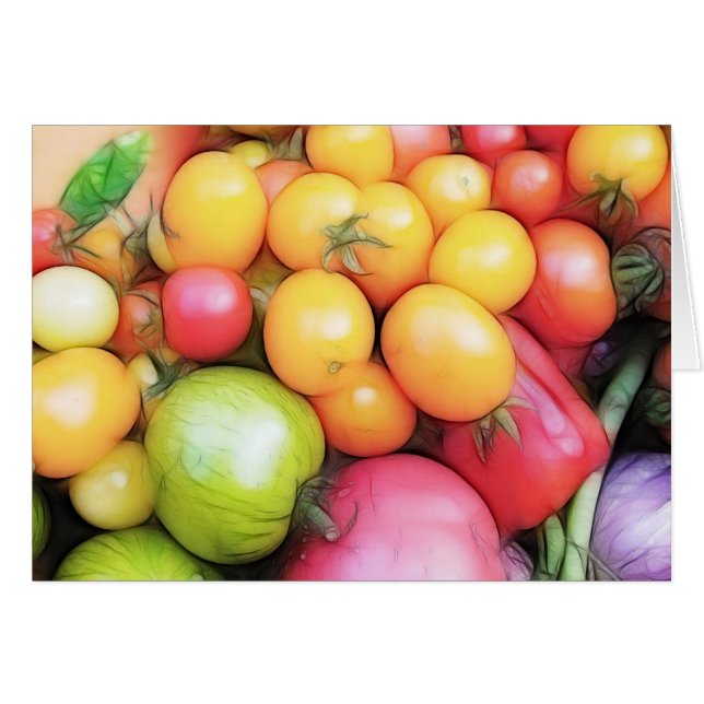 Ernte-Zeit - Tomaten! (Vorderseite (Horizontal))