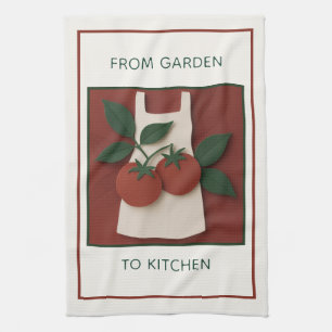 Ernte-zu-Tisch-Tomaten-Küchenhandtuch für Köche Geschirrtuch