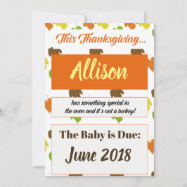 Erntedank 2017 Türkei Schwangerschaftsankündigung Feiertagskarte