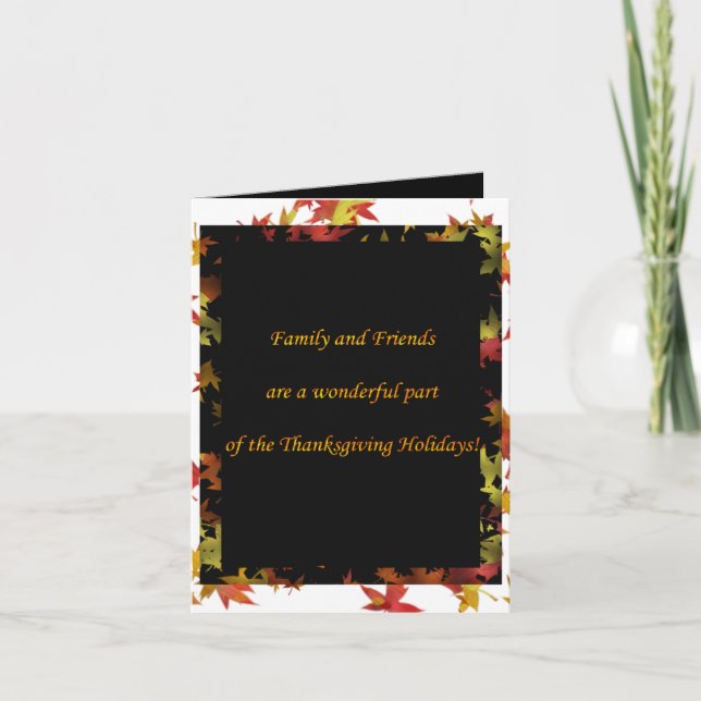 Erntedank Abendessen Einladung (Vorderseite)