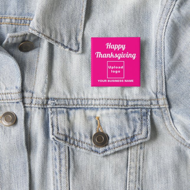 Erntedank auf dem rosa Platz Button (Beispiel)
