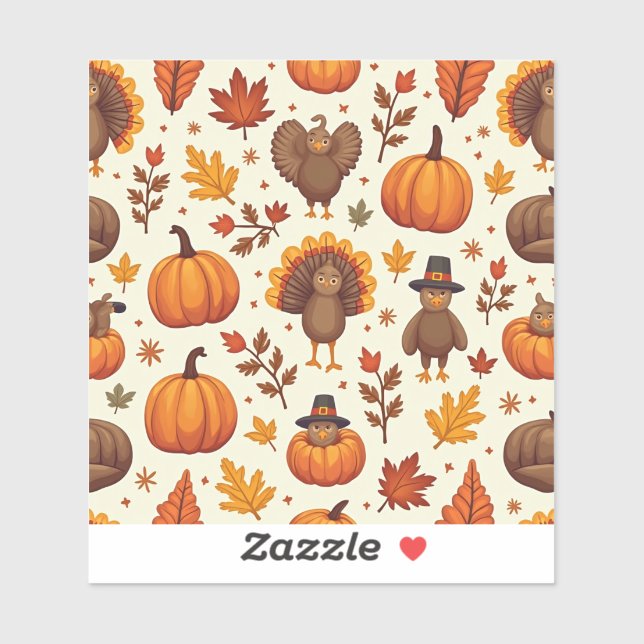 Erntedank Aufkleber (Blatt)