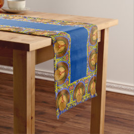 Erntedank aus Hartglas Türkei 16" x 108" Großer Tischläufer