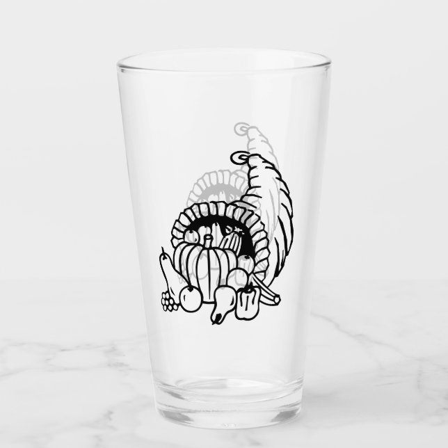 ERNTEDANK AUTUMN HARVEST GLAS (Vorderseite)