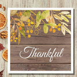 Erntedank Barnwood Napkins Serviette