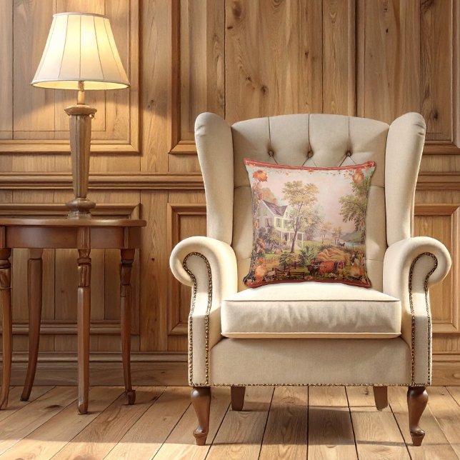 Erntedank Bauern Zuhause Harvest Kissen (Von Creator hochgeladen)