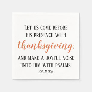 Erntedank Bible Verse Script Serviette