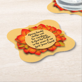 Erntedank Biokonzept Herbstblatt Untersetzer