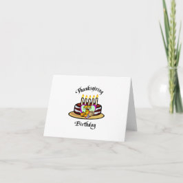 Erntedank Birthday Feiertagskarte