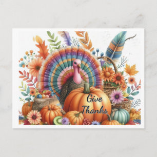 Erntedank Boho Tom Türkei Postkarte
