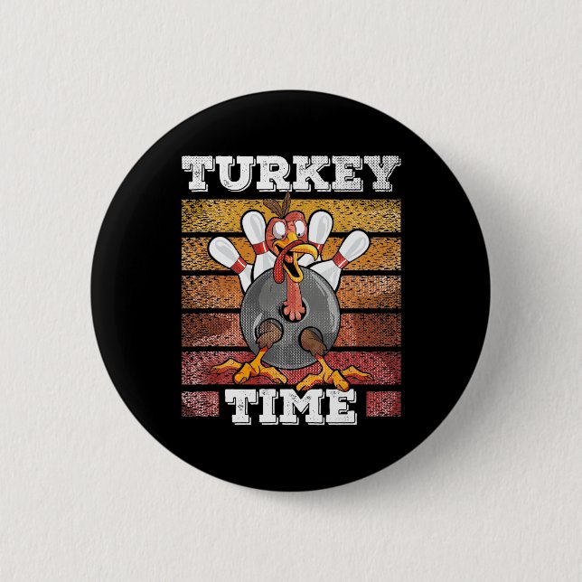 Erntedank Bowl Bowler Strike Button Sport Türkei B (Vorderseite)