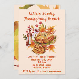 Erntedank Brunch Einladung