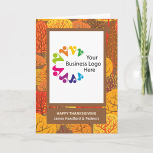 Erntedank Business Custom Foto und Name Karte