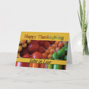 Erntedank Card Feiertagskarte