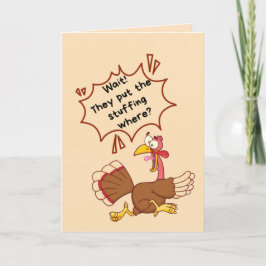 Erntedank Card - "Sie stellen das Füllgut dort hin Karte