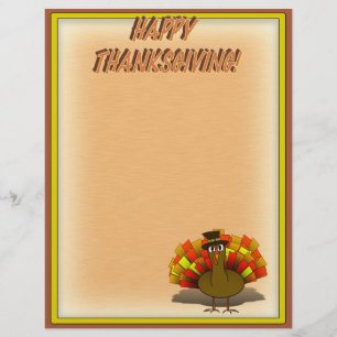 Erntedank Cartoon Türkei Pilgrim Flyer