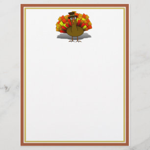 Erntedank Cartoon Türkei Pilgrim Flyer