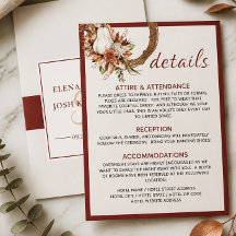 Erntedank Chic Weiße Kürbis-Hochzeit-Beilagekarte