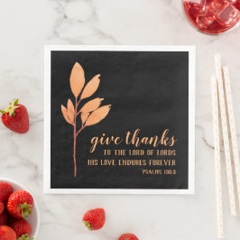 Erntedank Christlich Moderne botanische Wasserfarb Serviette