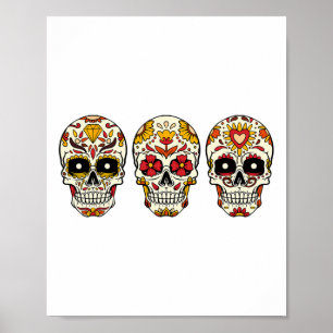 Erntedank Cool Herbst Herbstskel Poster