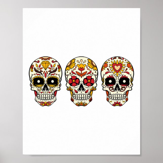 Erntedank Cool Herbst Herbstskel Poster (Vorne)