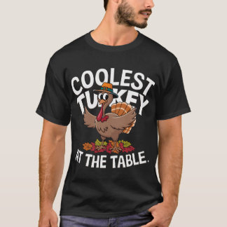 Erntedank Coolste Türkei am Tisch T - Shirt