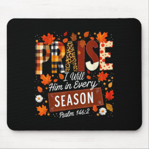 Erntedank Coquette Dankt Dem Herrn Herbst Mousepad