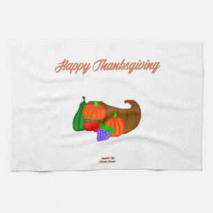 Erntedank Cornucopia Küchentücher